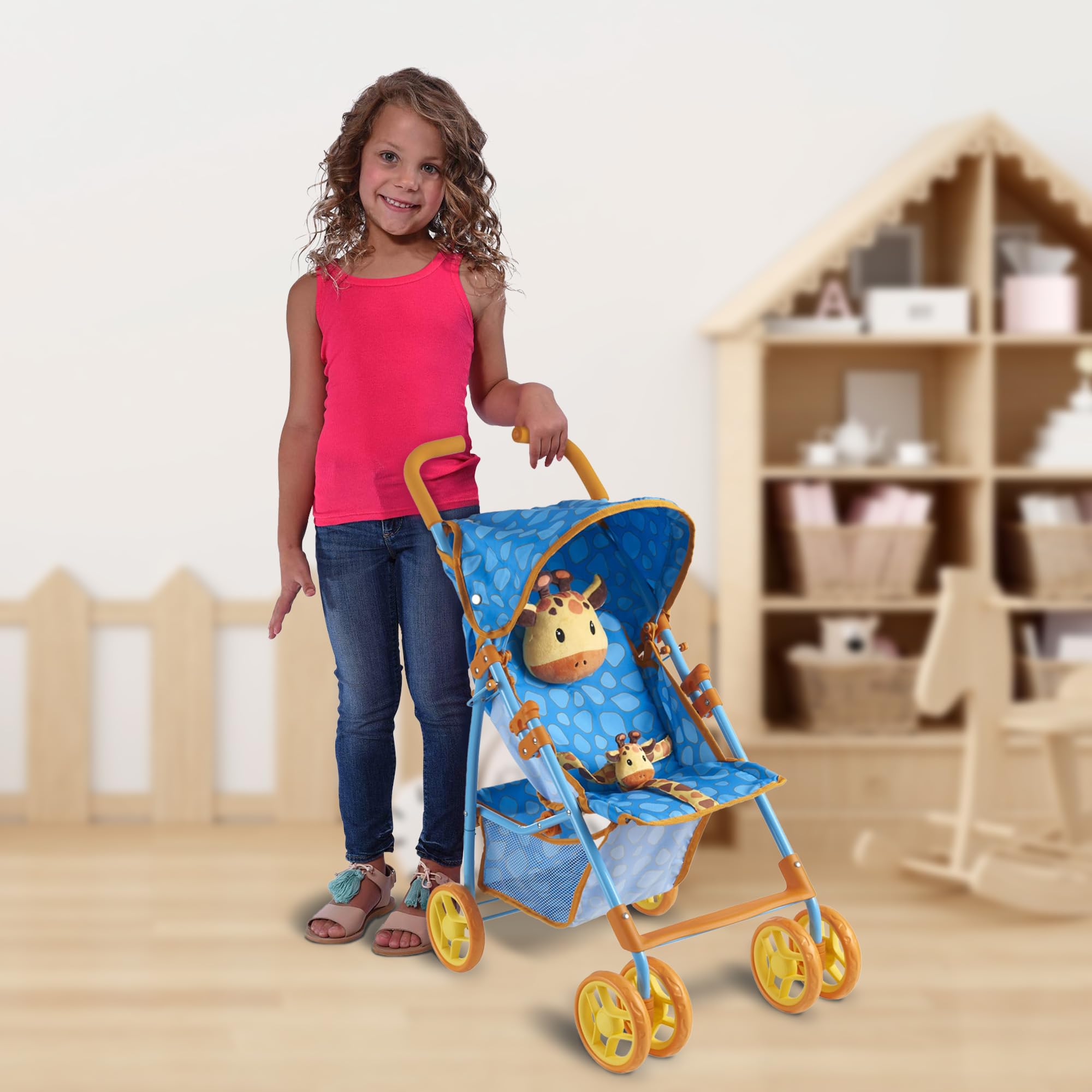 Cochecito de Muñecas para Niños 3-10, Peluche de Juguete - Imagen 7