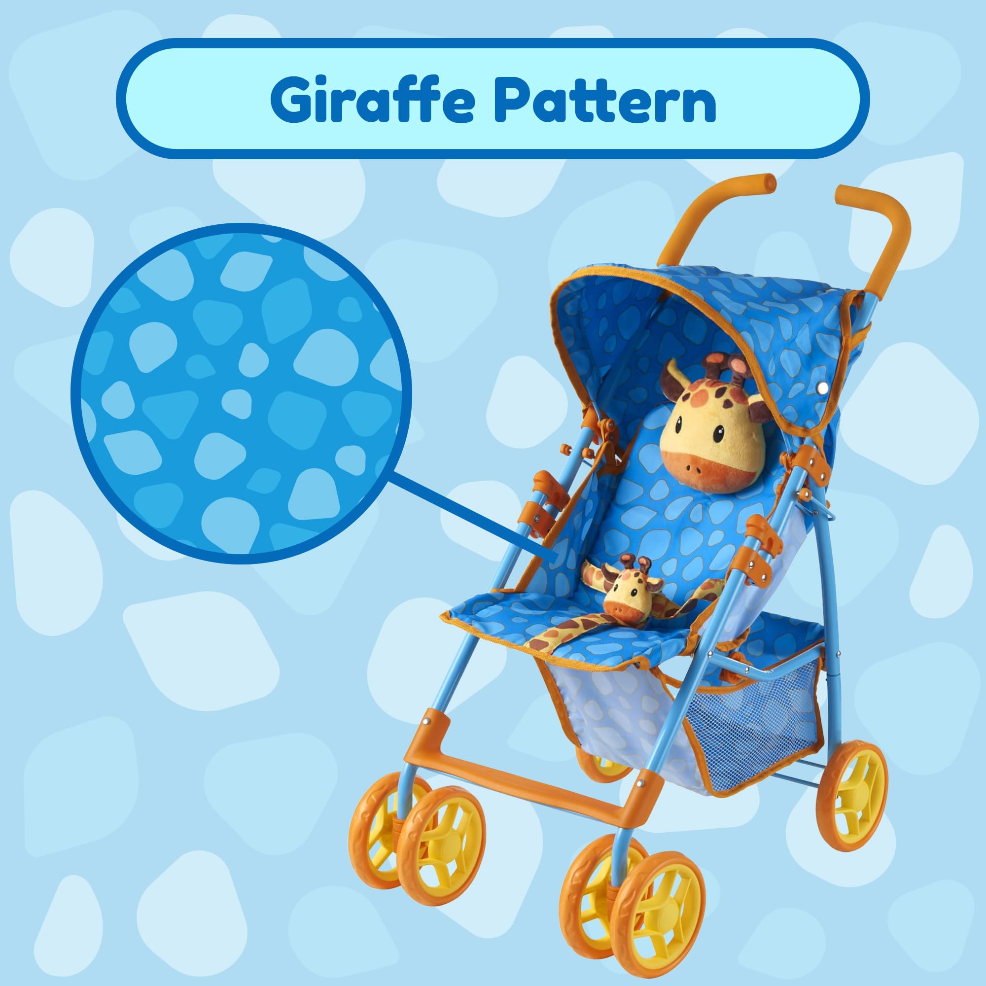 Cochecito de Muñecas para Niños 3-10, Peluche de Juguete - Imagen 8