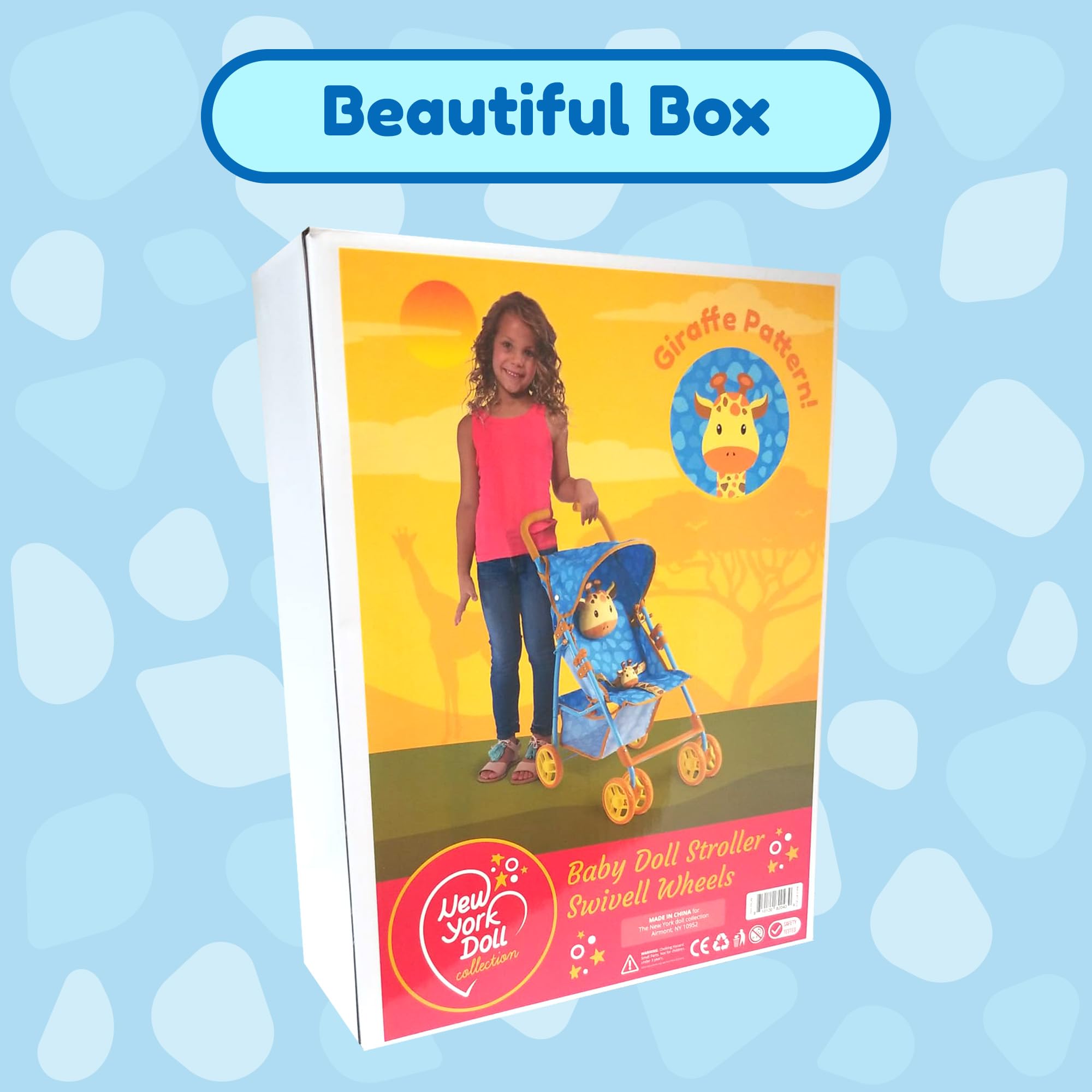 Cochecito de Muñecas para Niños 3-10, Peluche de Juguete - Imagen 9