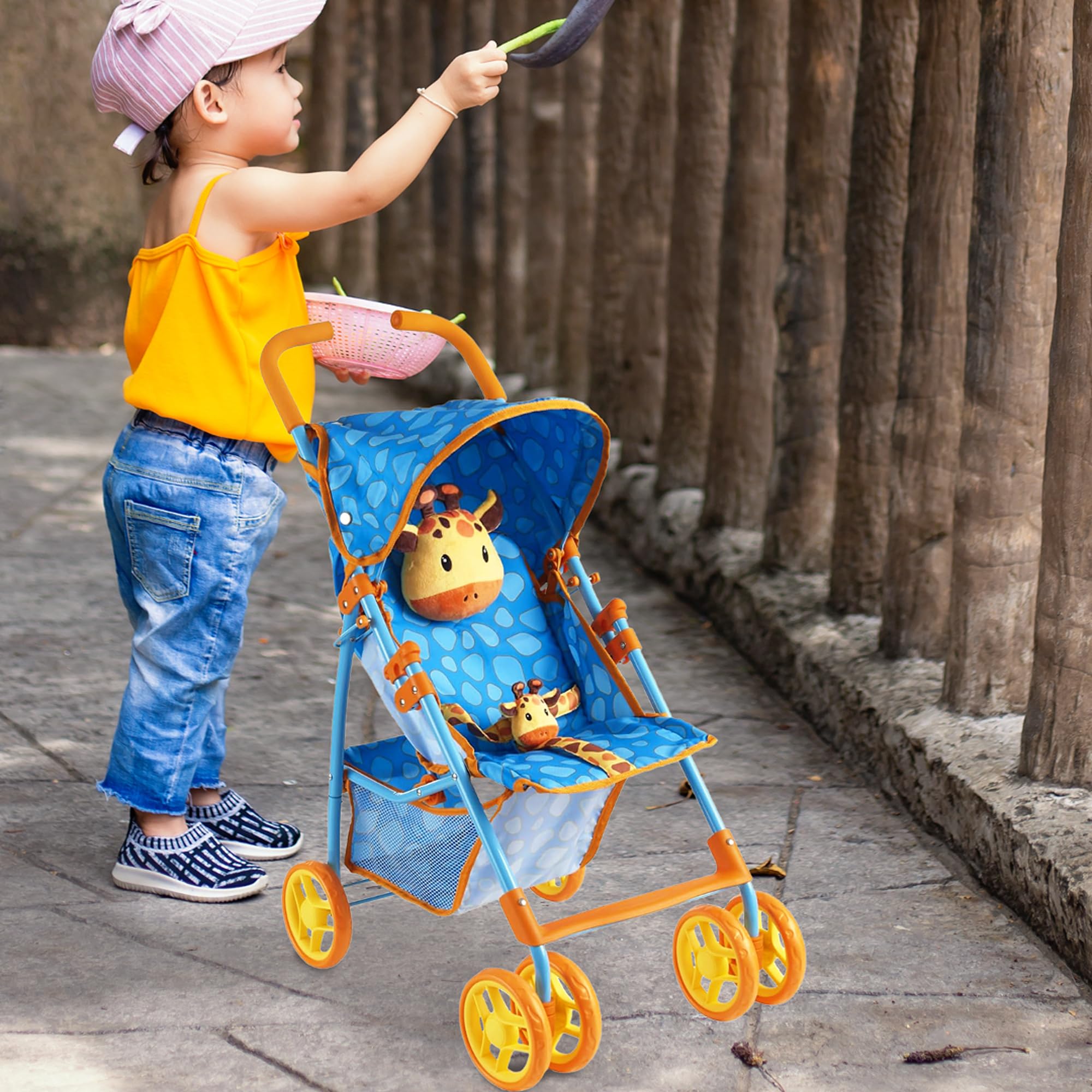 Cochecito de Muñecas para Niños 3-10, Peluche de Juguete - Imagen 3