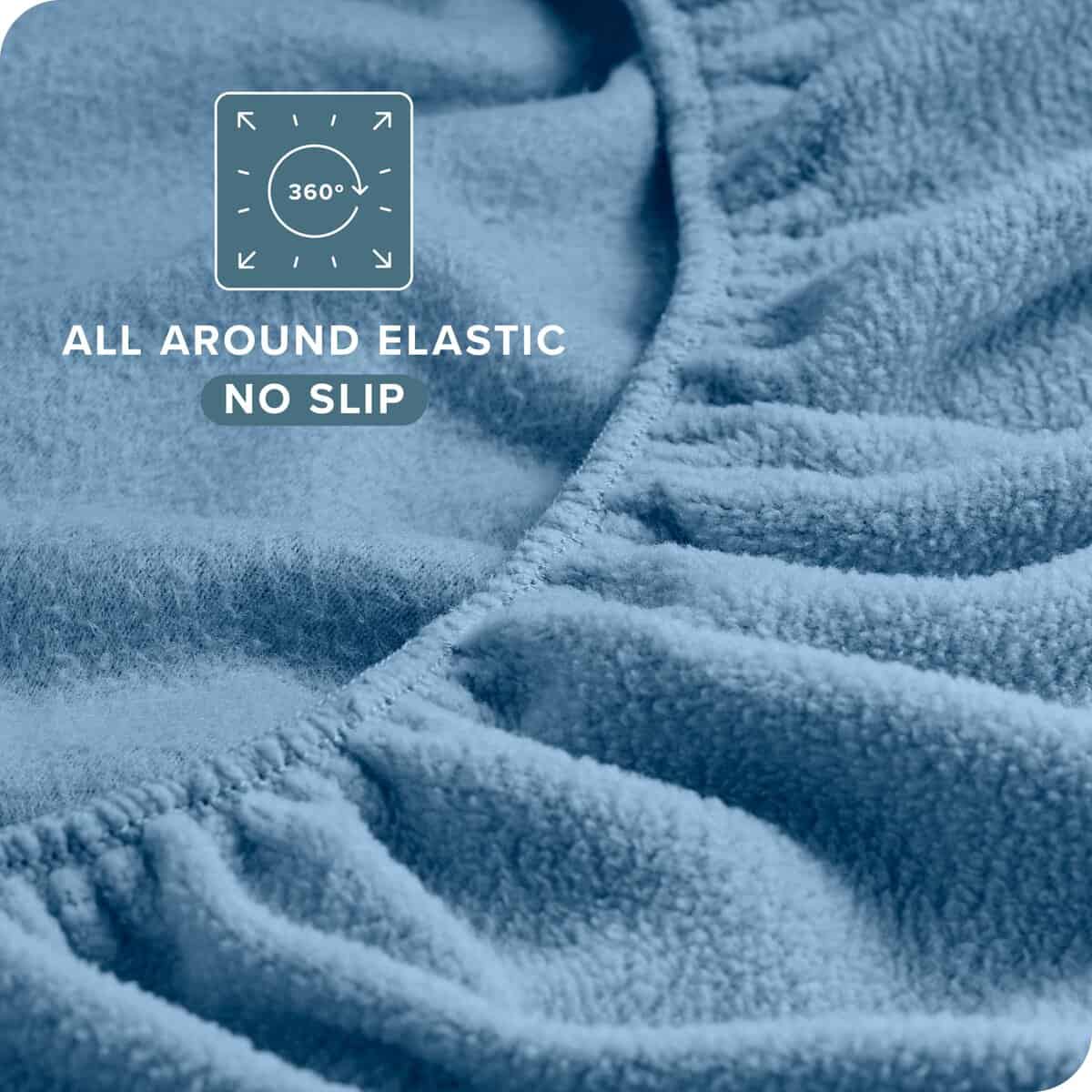 Juego de sábanas de forro polar Bare Home Super Soft - - Imagen 8