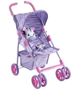 Cochecito de muñecas para niñas de 1-3, Almohada de animal