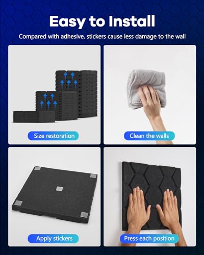 Paneles Acústicos Absorbentes de Sonido, Soundsbay 36 Pack - Imagen 7