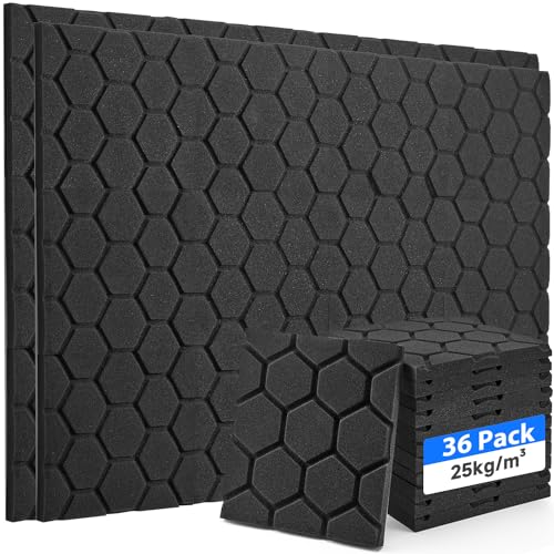 Paneles Acústicos Absorbentes de Sonido, Soundsbay 36 Pack