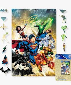 Rompecabezas de Madera Crafthub DC para -Liga de la Justicia