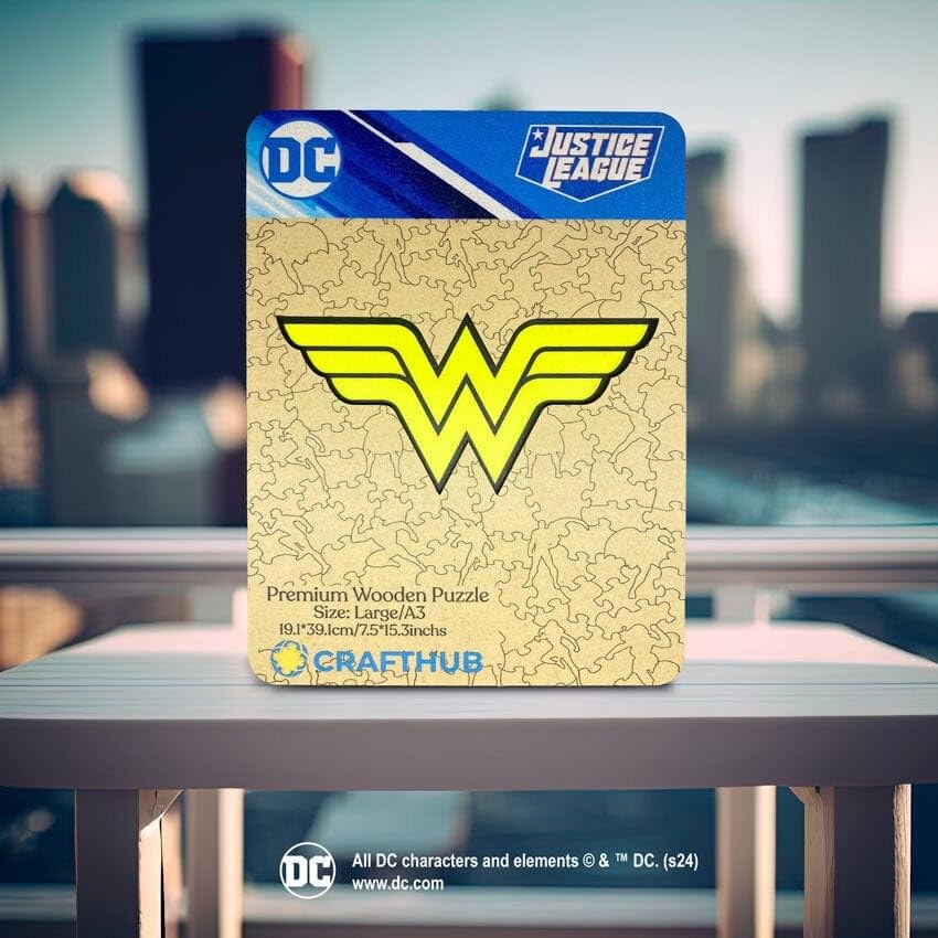 Rompecabezas de madera Crafthub DC para -Wonder Women Logo - Imagen 3