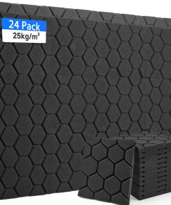 Paneles de Espuma Insonorizante para Paredes, Pack de 24