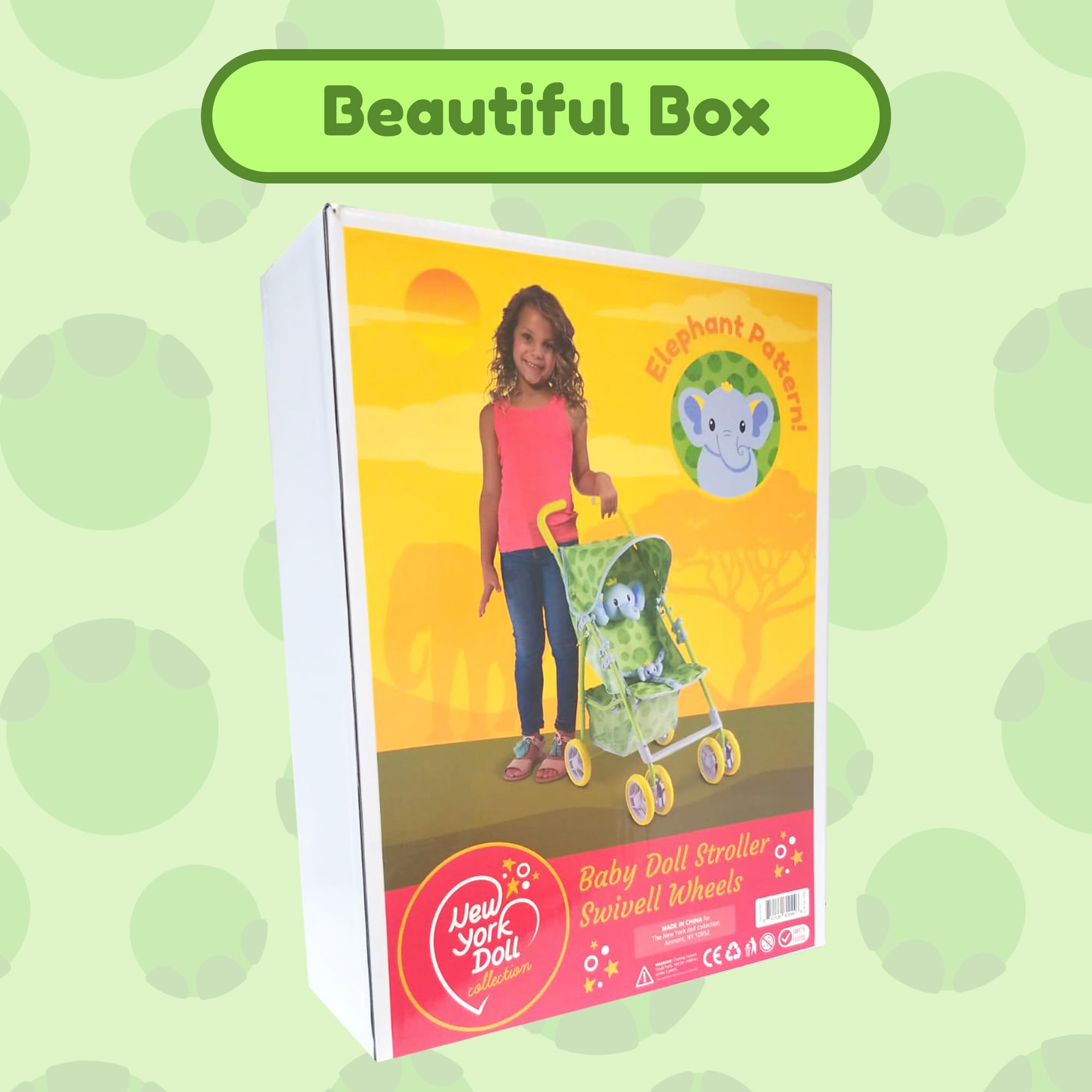 Cochecito de Muñecas para Niños de 1-3 Años, Juguete de - Imagen 9