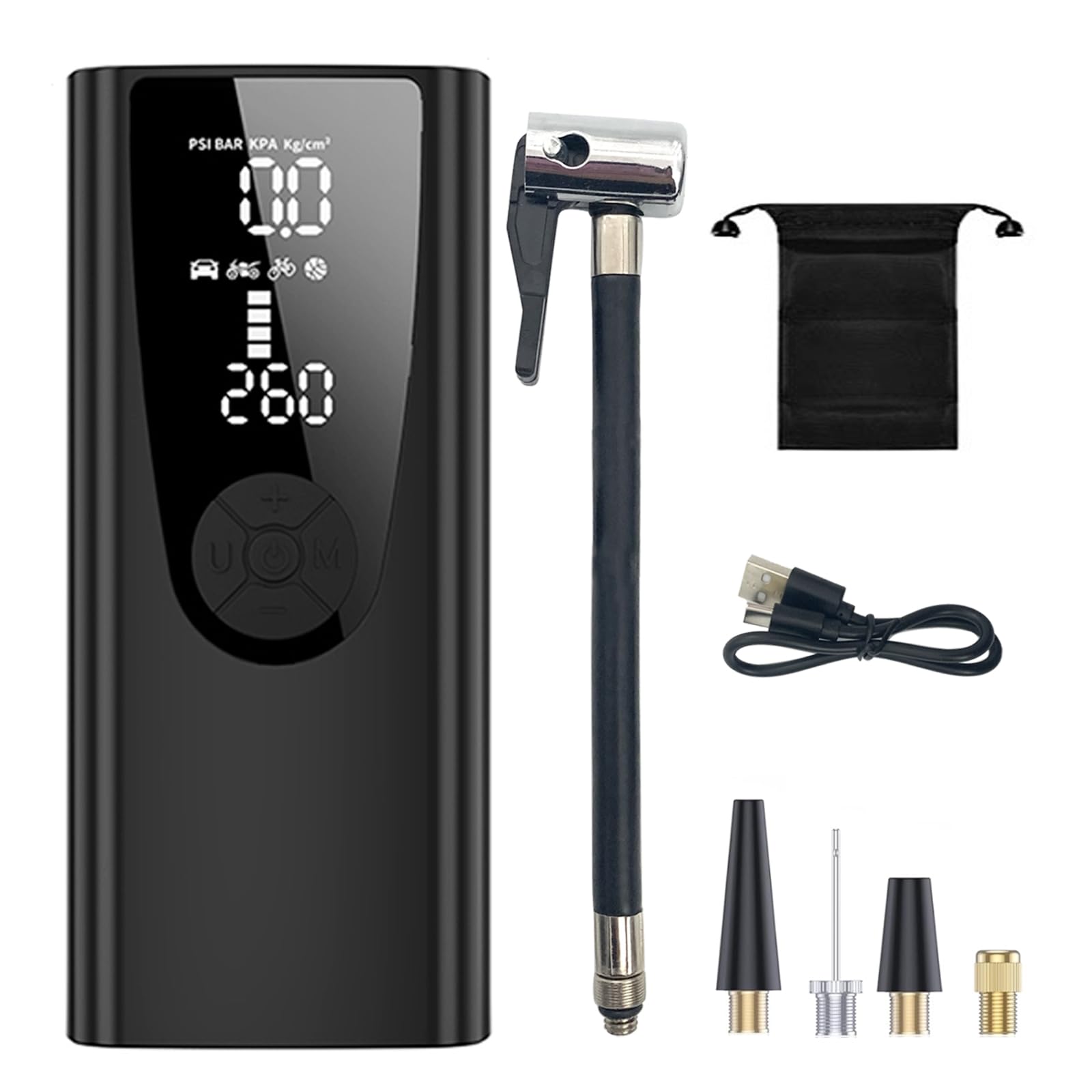 BigbugPro Inflador de Neumáticos Portátil para Coche