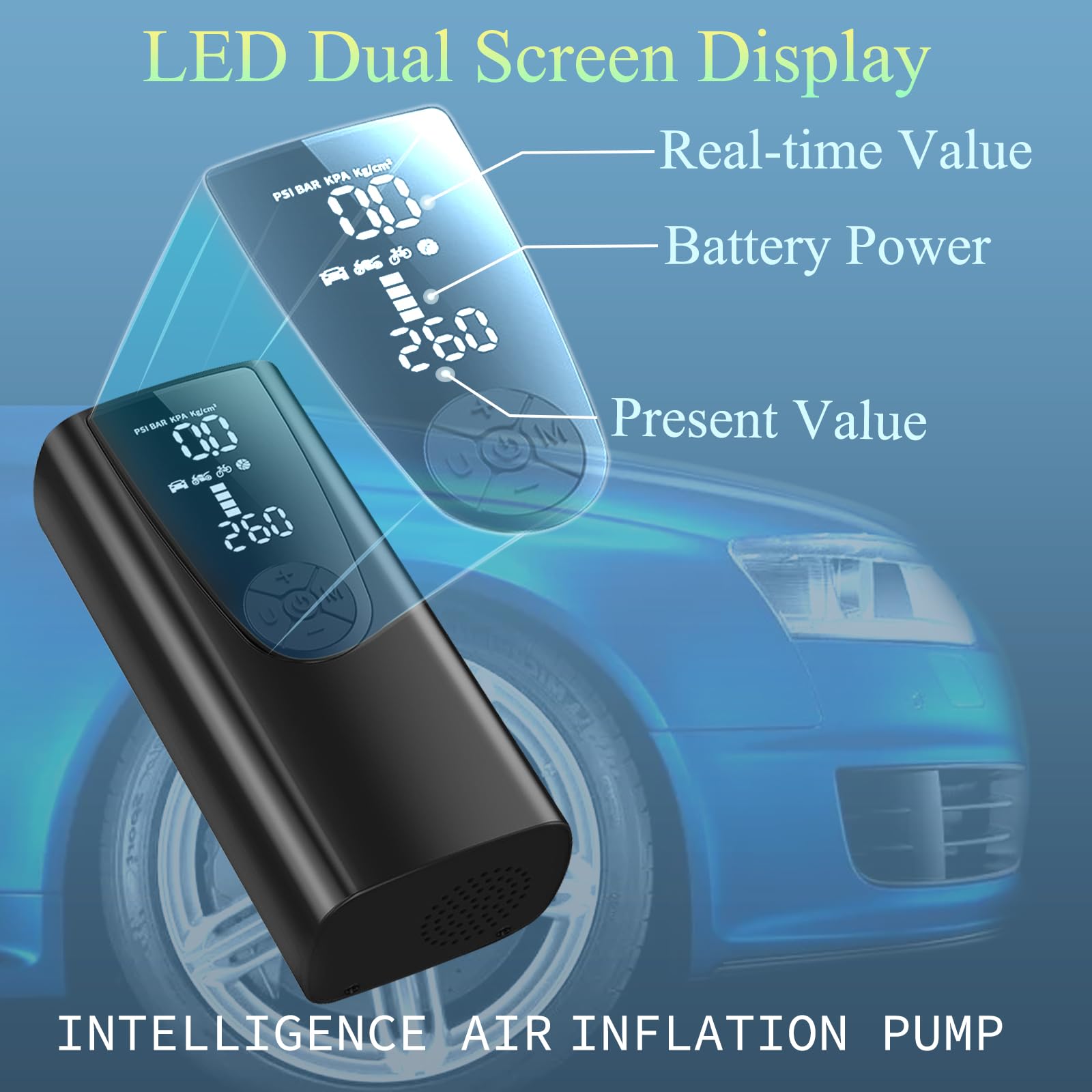 BigbugPro Inflador de Neumáticos Portátil para Coche - Imagen 7