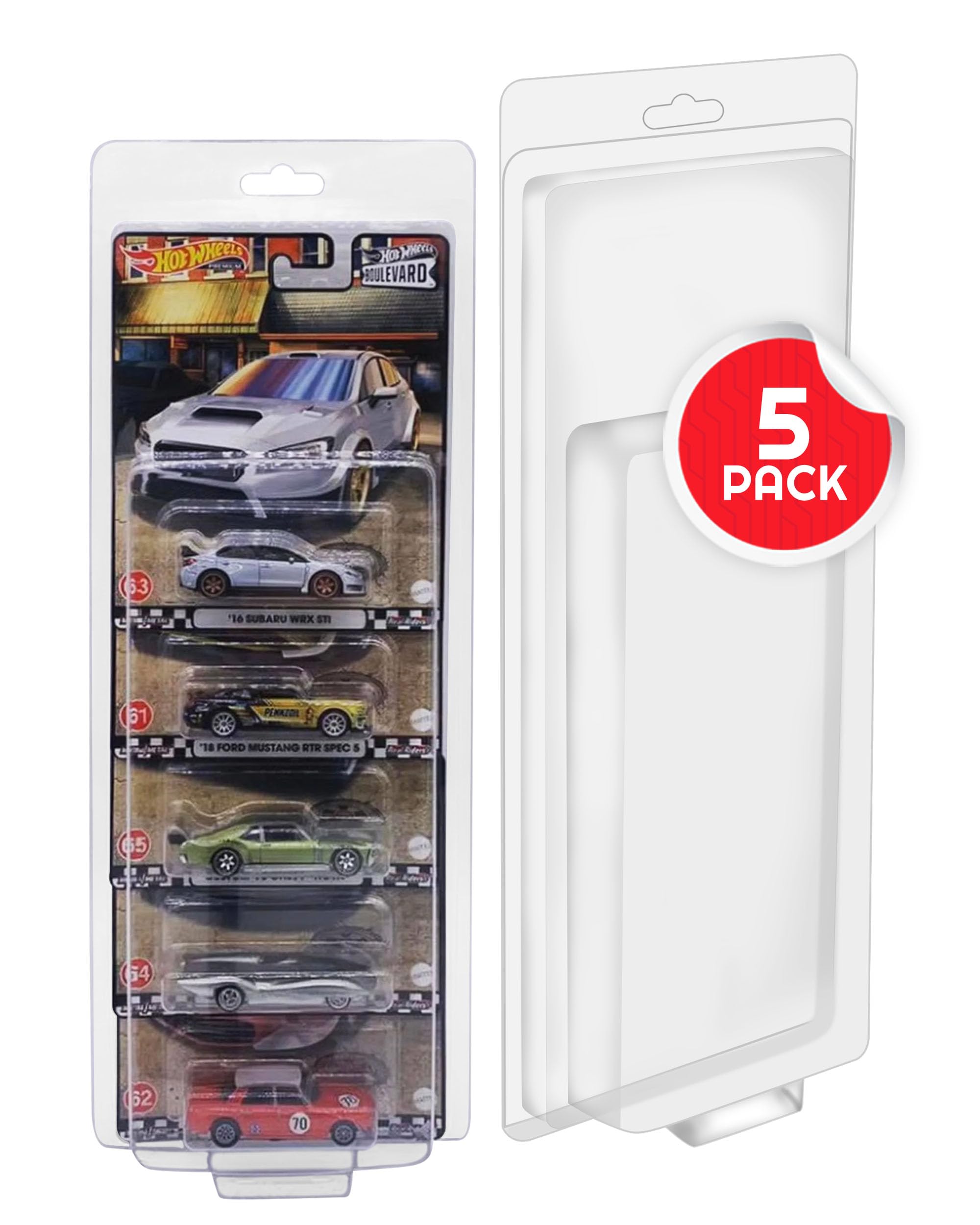 Estuches de Fundición a Presión 5 Autos Compatibles para - Imagen 10