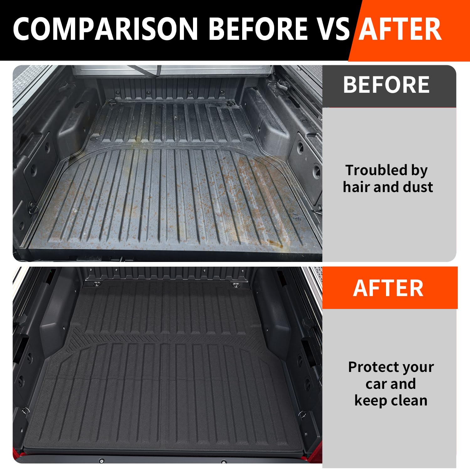 Tapete para cama de camioneta compatible con -024 4.3FT - Imagen 3