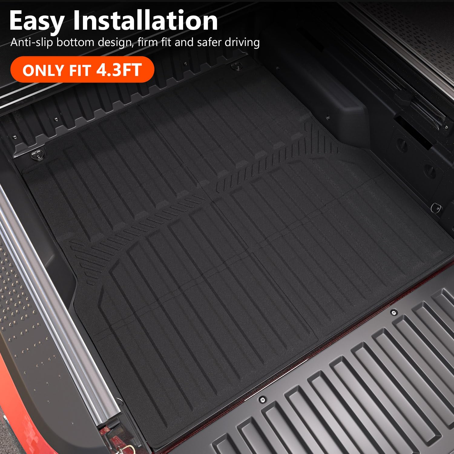 Tapete para cama de camioneta compatible con -024 4.3FT - Imagen 4