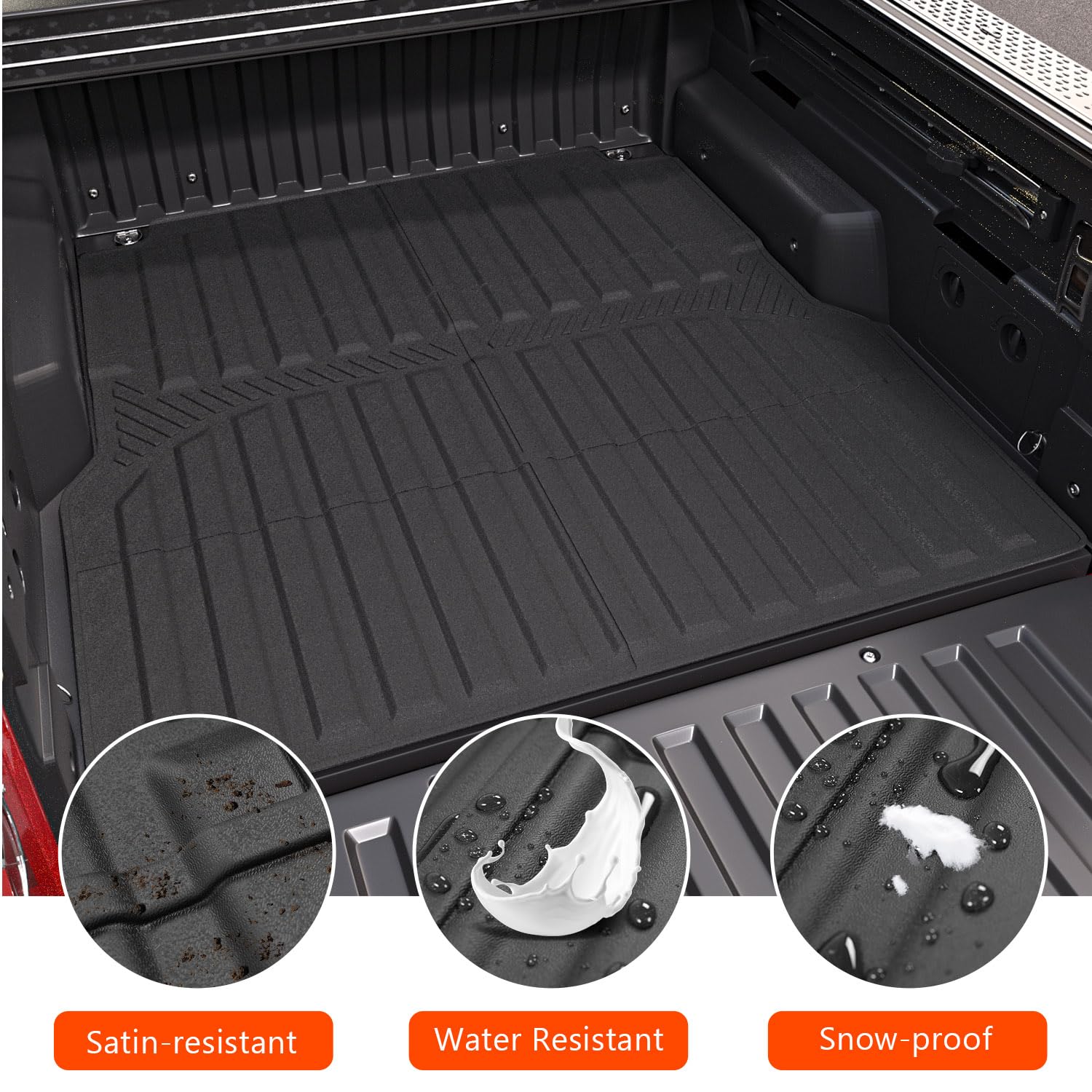 Tapete para cama de camioneta compatible con -024 4.3FT - Imagen 7