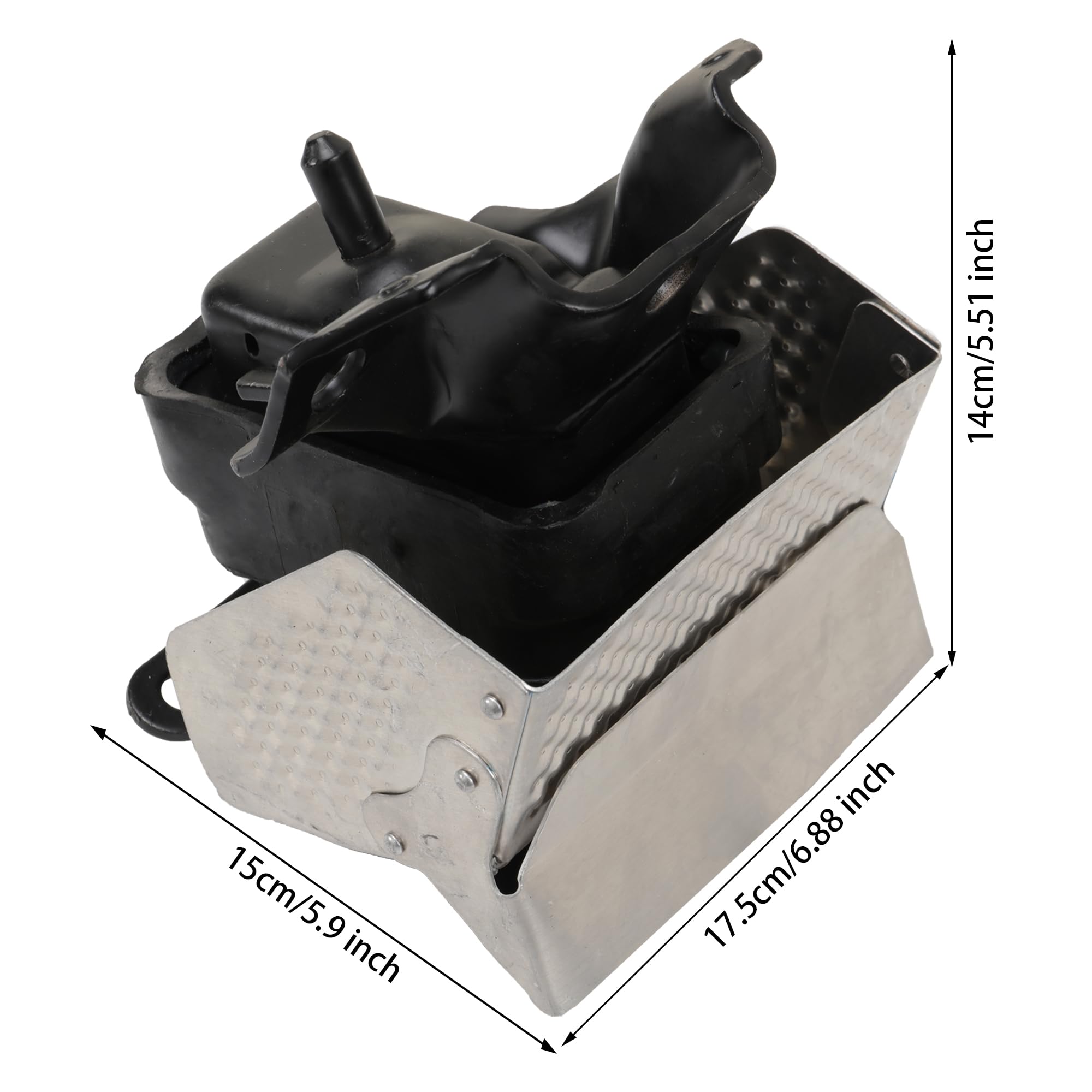 Conjunto de 2 Soportes para Motor con Escudo térmico - Imagen 3