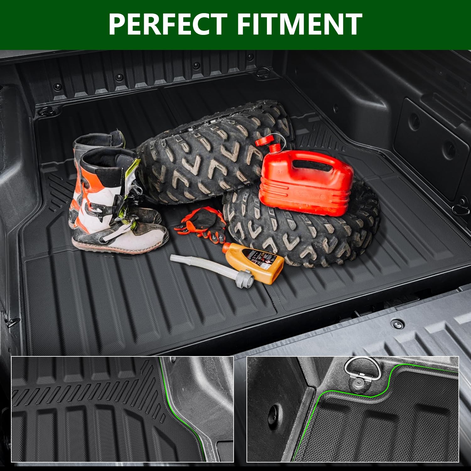 Tapete para cama de camioneta compatible con -anta Cruz - Imagen 7