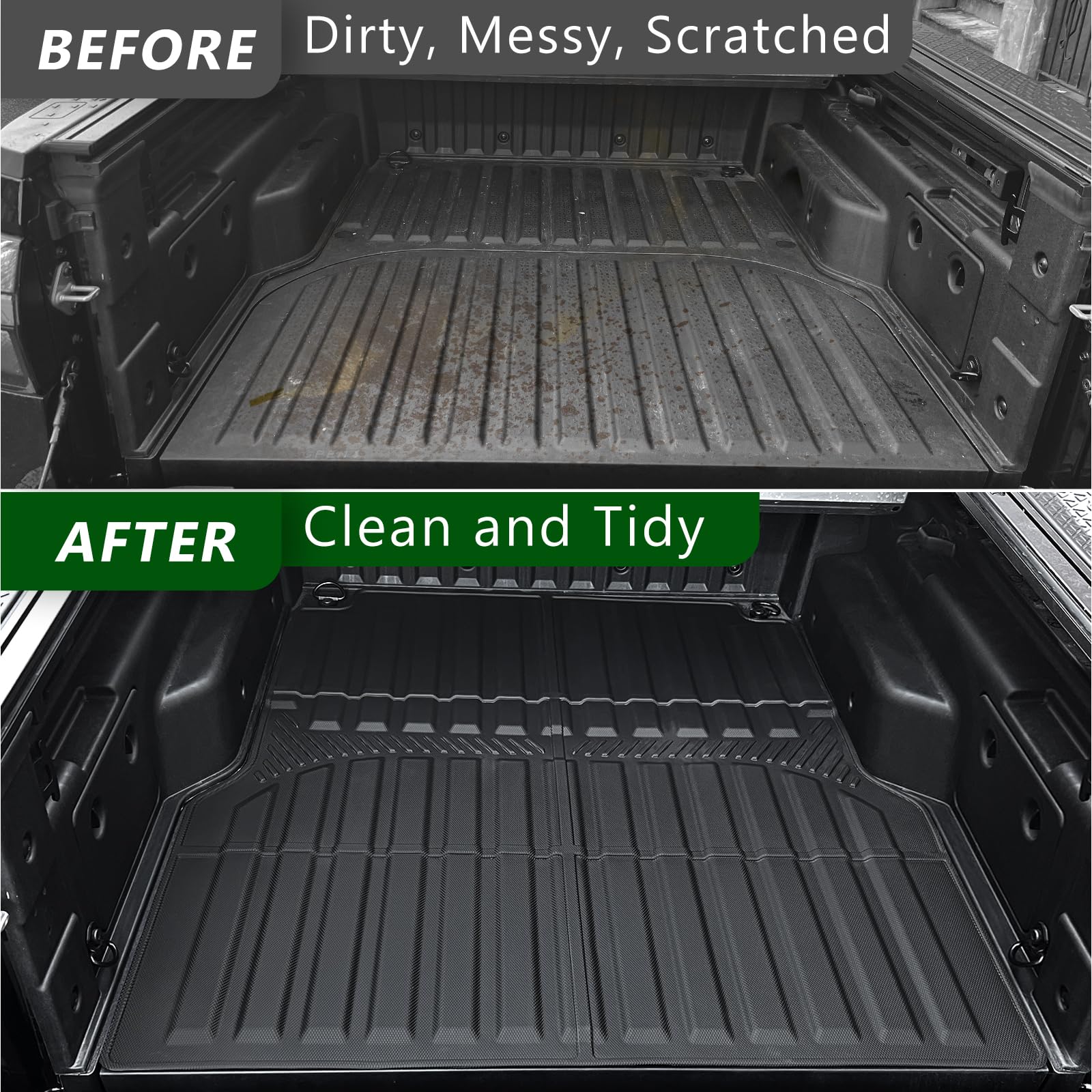 Tapete para cama de camioneta compatible con -anta Cruz - Imagen 4