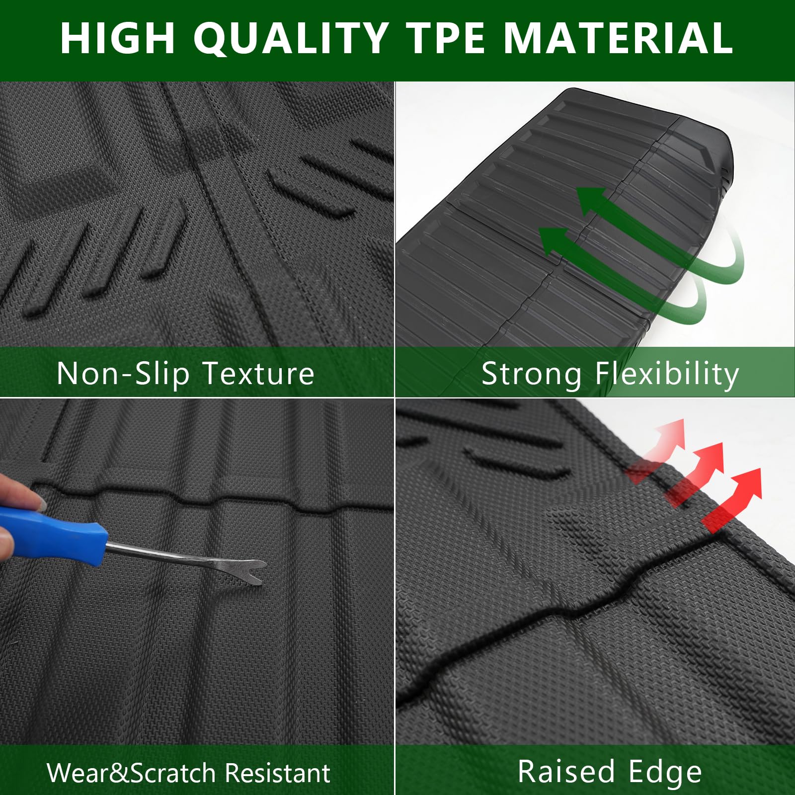 Tapete para cama de camioneta compatible con -anta Cruz - Imagen 5