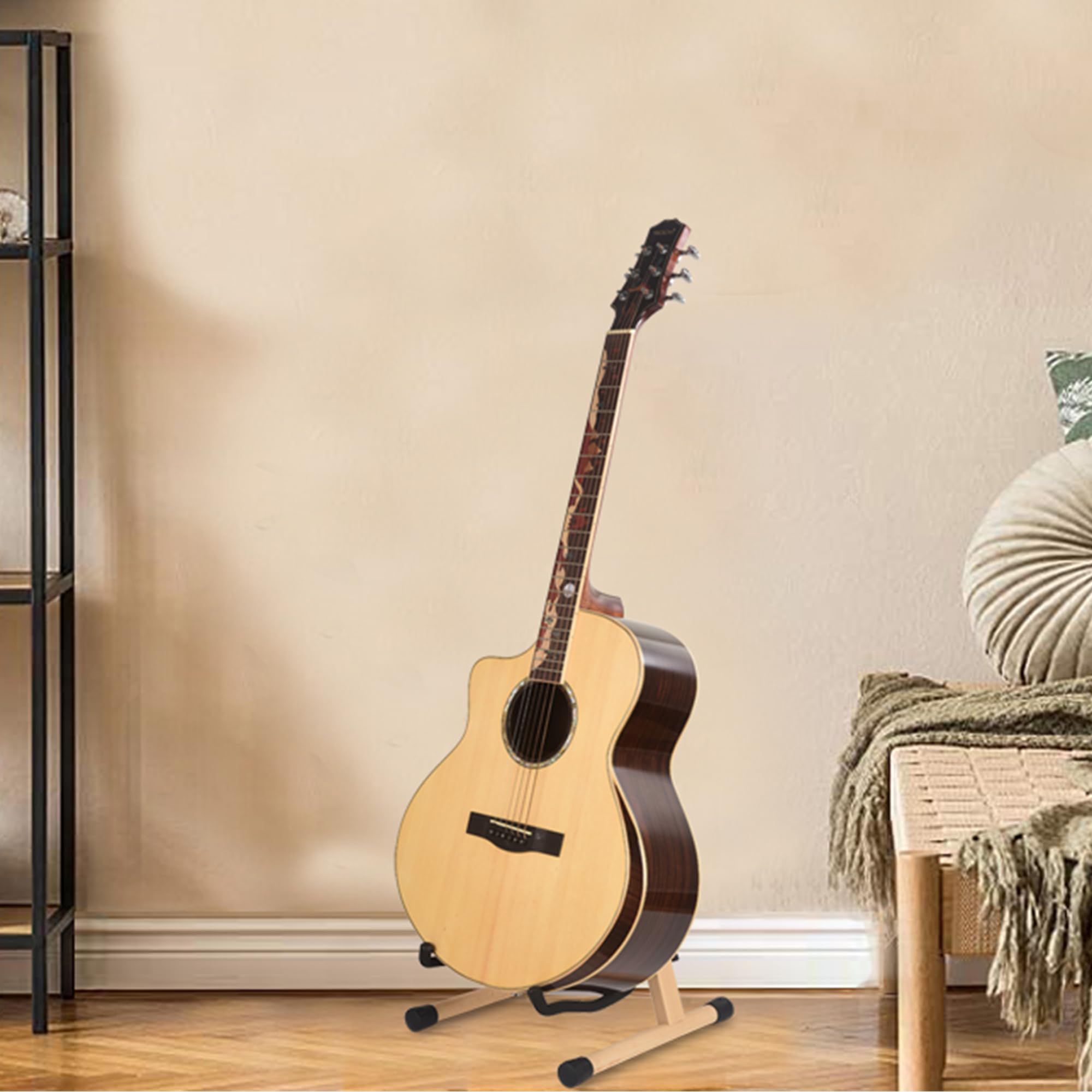 Soporte para Guitarra Aorom, Soporte de Suelo Plegable en - Imagen 7