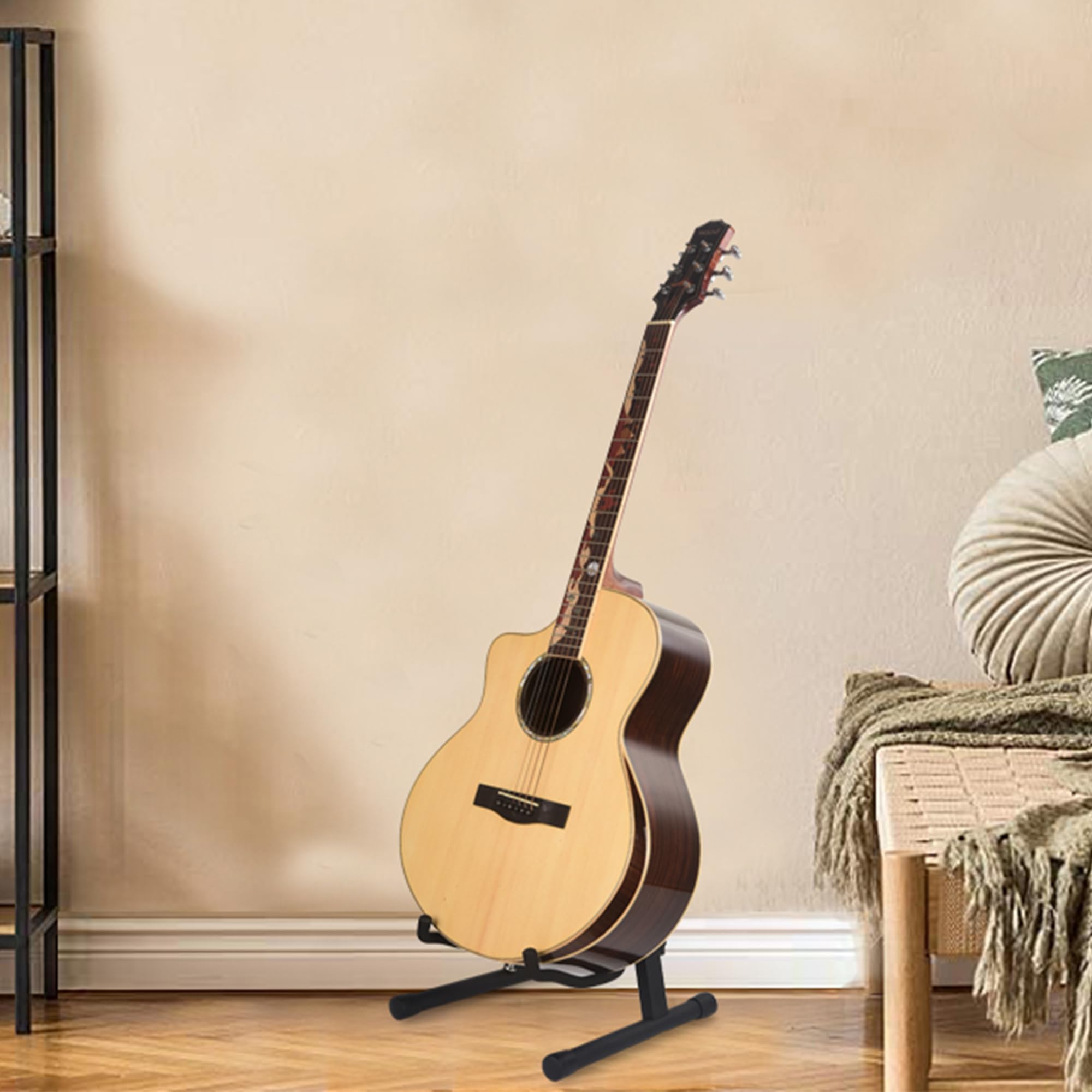 Soporte para Guitarra Aorom Plegable en el Suelo con - Imagen 7