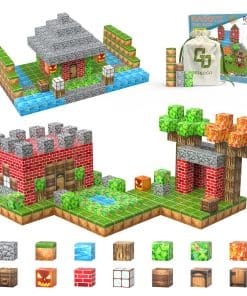 Bloques Magnéticos AESGOGO, 72 Piezas Juguete STEM