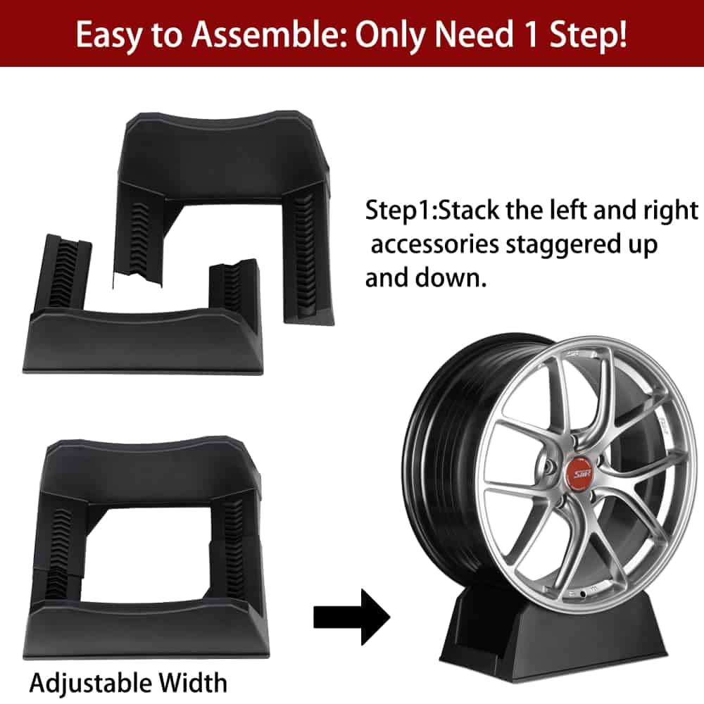 Soporte para Exhibición de Neumáticos para Coche Soporte de - Imagen 5