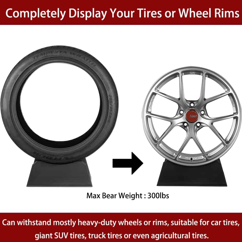 Soporte para Exhibición de Neumáticos para Coche Soporte de - Imagen 4