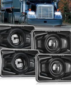 Faros LED Nilight 4x6 pulgadas 60W Aprobado por DOT Hi/Lo