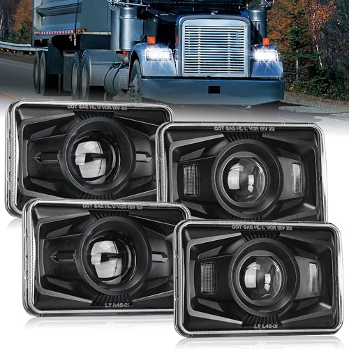 Faros LED Nilight 4x6 pulgadas 60W Aprobado por DOT Hi/Lo