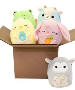 Caja Misteriosa de 5 Peluches de Pascua Squishmallows 5" -