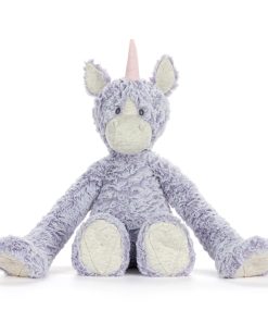 Peluche Demdaco Heartful Hugs Unicorn de 14 x 13 pulgadas