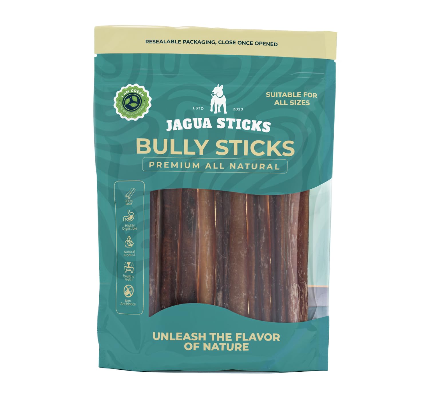 Bastones de Jagua de Carne - Bastones de Masticar para