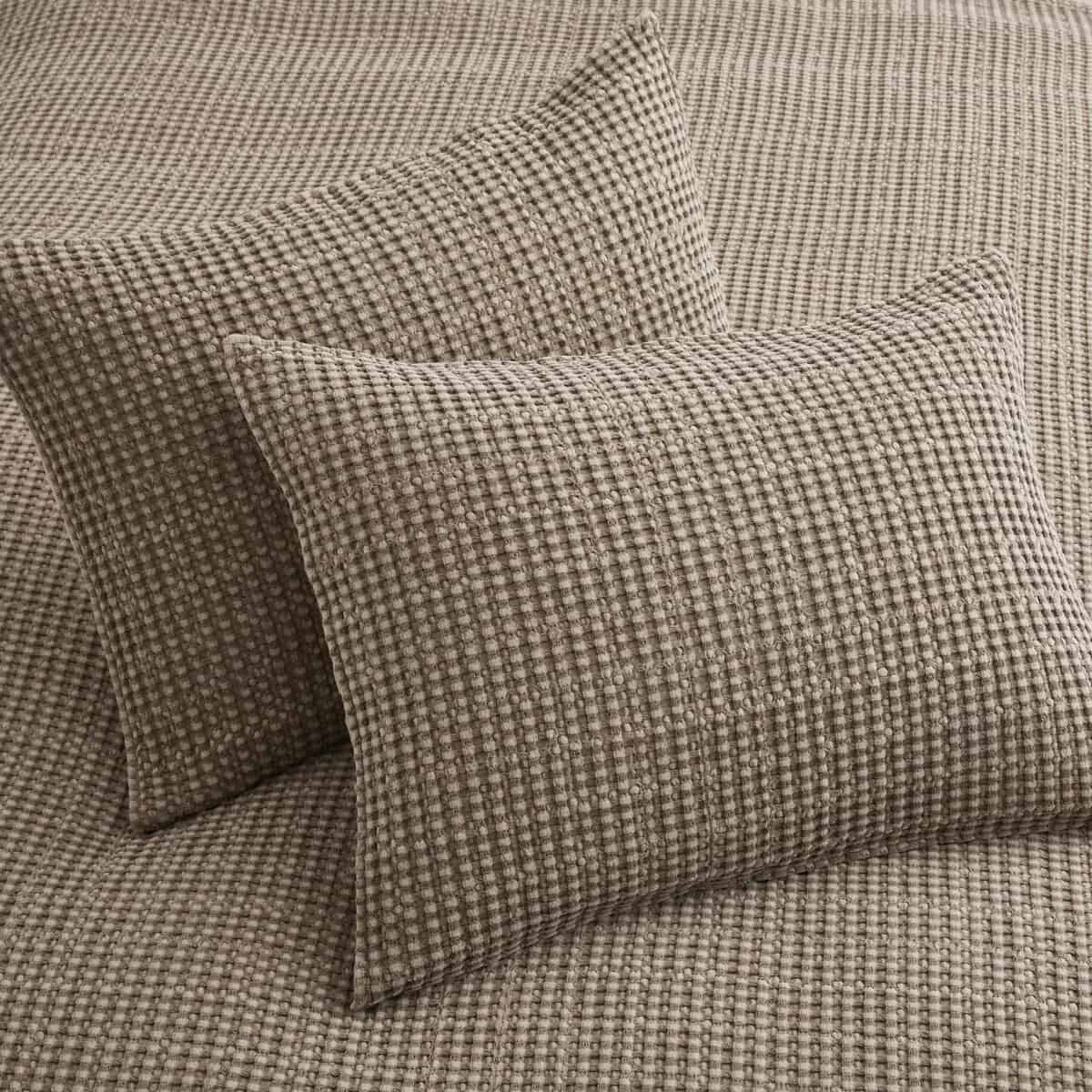 Levtex Home - Mills Waffle - Juego de colcha -Cocoa - Imagen 5