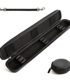 Estuche de Batuta Venmark - Porta Negra con Correa de