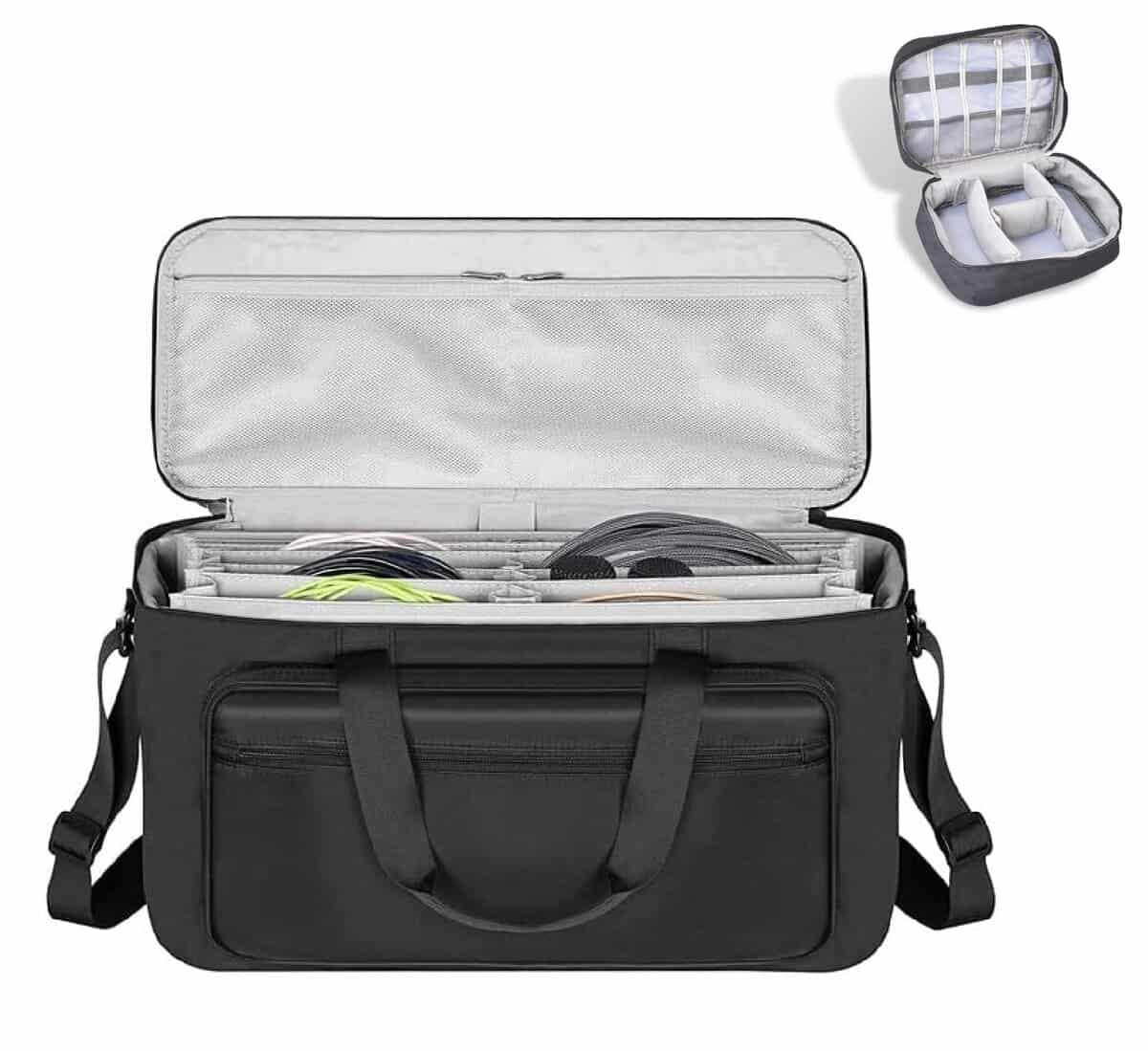 Bolsa para DJ Venmark para Equipos de Música, Cables,