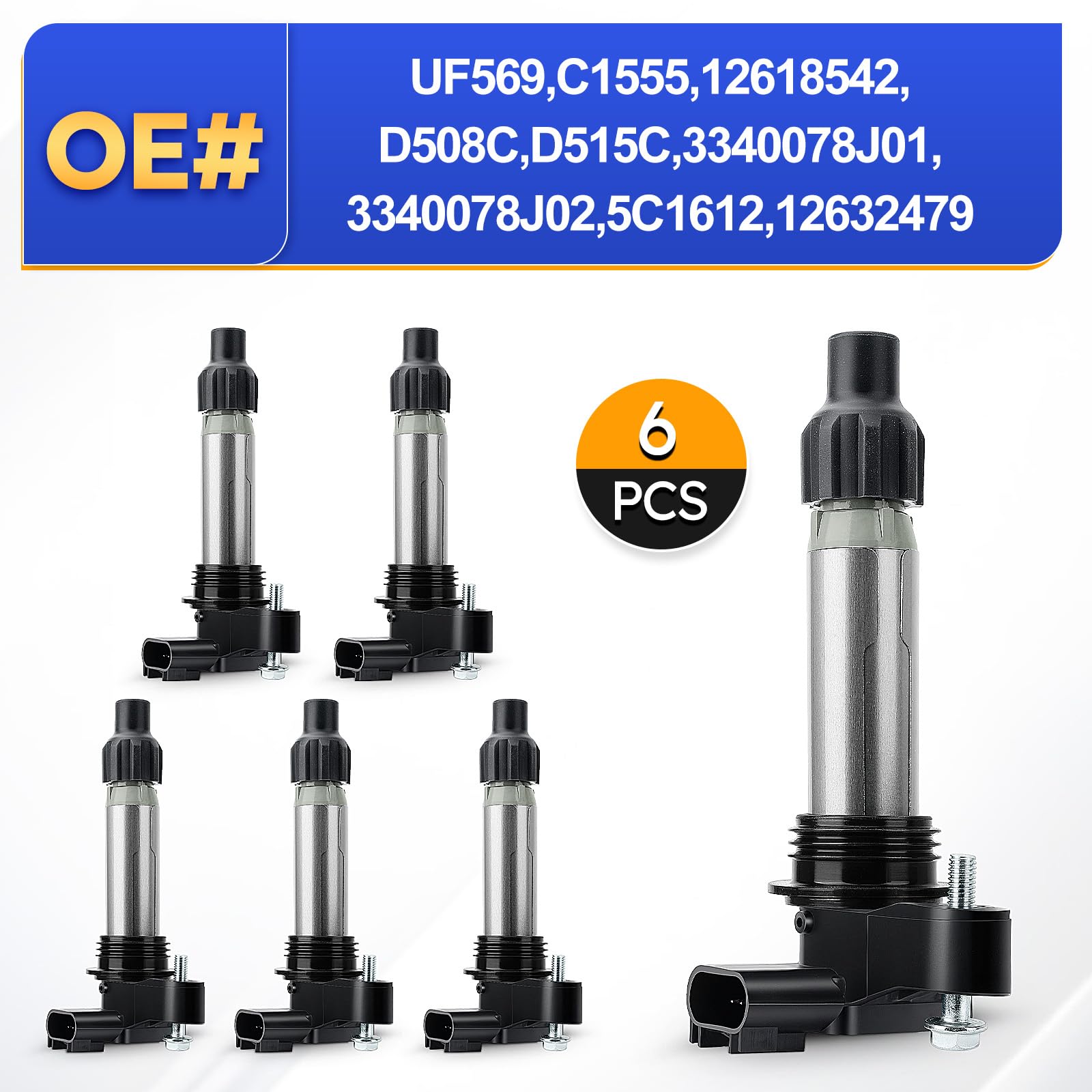 Paquete de bobinas de encendido UF569 Para Buick Allure - Imagen 7