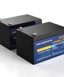 Paquete de 2 baterías de ciclo profundo de litio LiFePO4