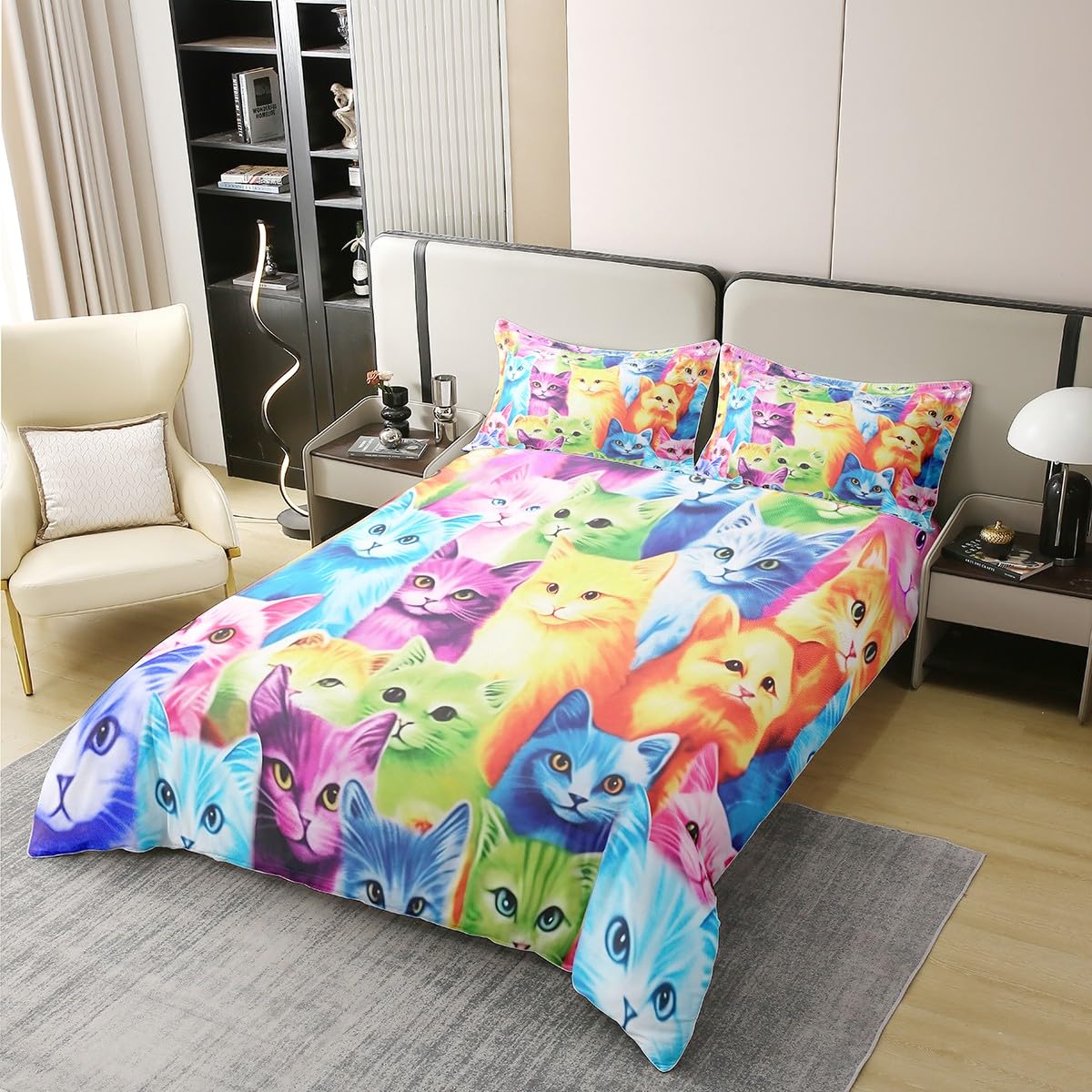 Juego de Funda de Edredón de Algodón Orgánico Manfei con