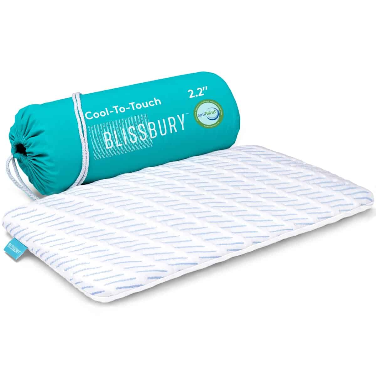 Almohada Súper Delgada de 2.2 Pulgadas -Blanco (Refrigerante