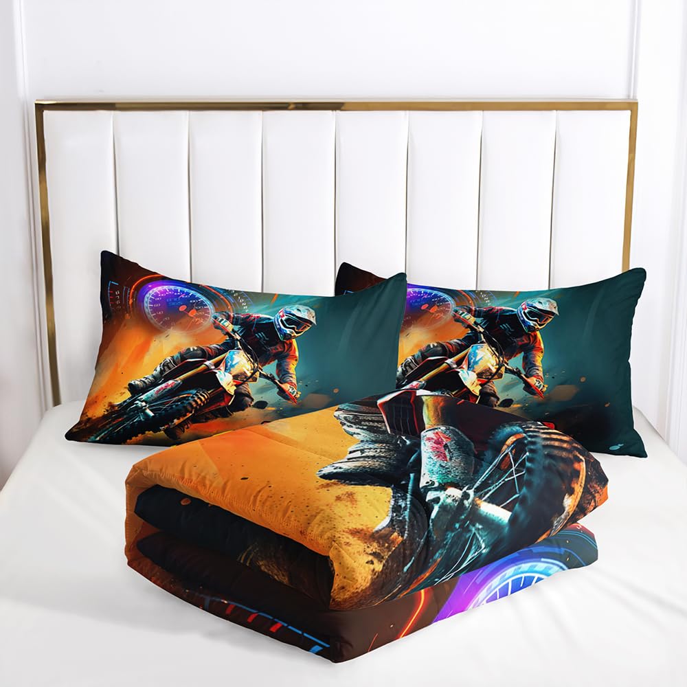 Juego de Funda nórdica Suncloris Green Camo Racing - Imagen 5