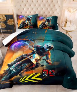 Juego de Funda nórdica Suncloris Green Camo Racing