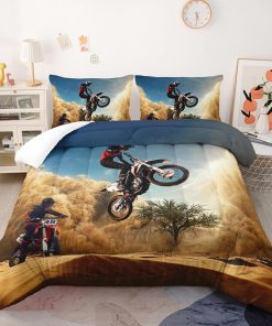 Juego de Edredón Suncloris Racing Motorbike, Moderno para