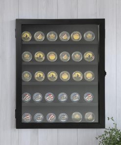 HBCY Creations Vitrina de Medallas Color Negro 14.5x17.5