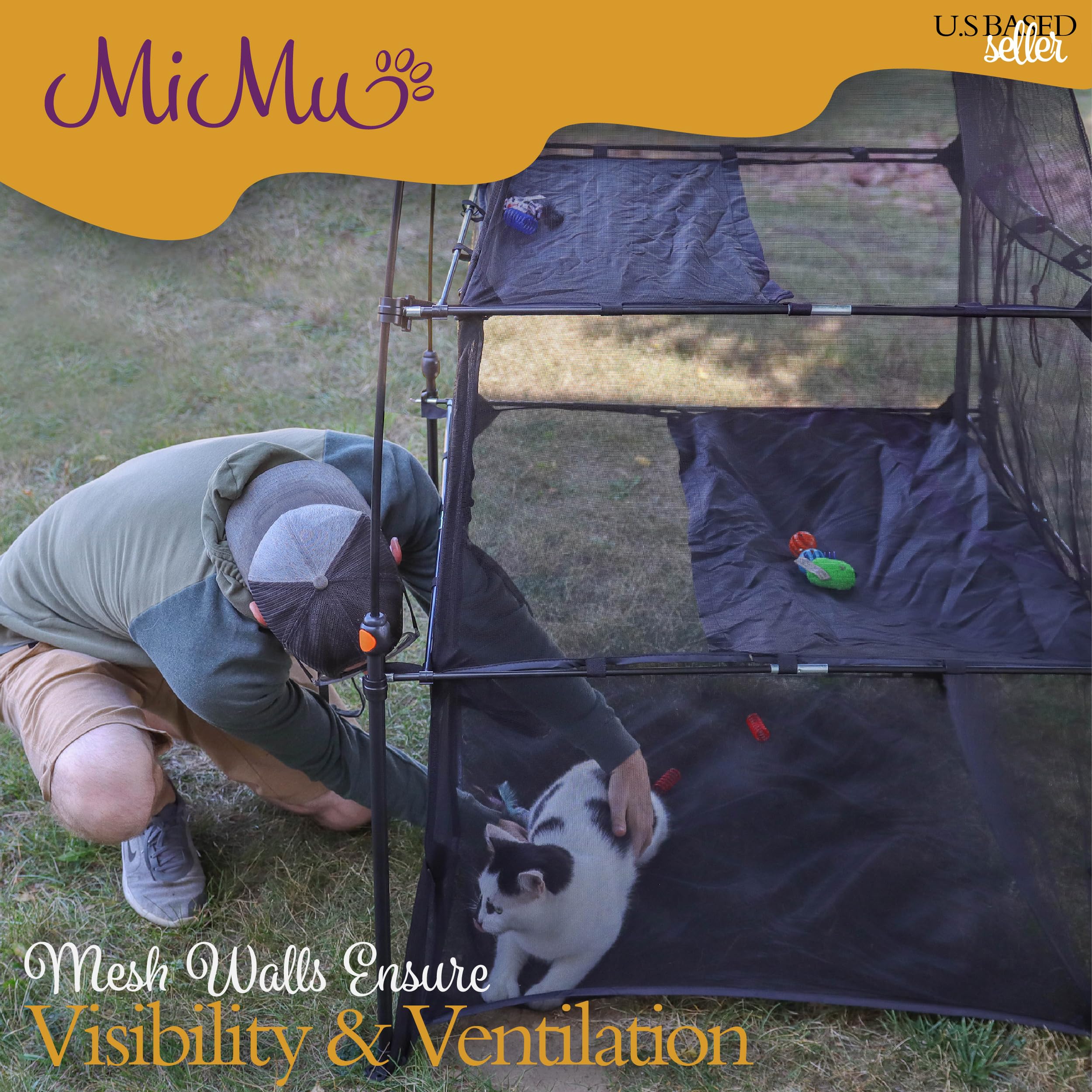 Tienda para Gatos al Aire Libre MiMu - Parque de Juegos - Imagen 7