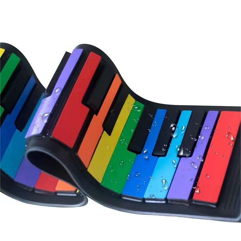 Piano de Teclado de 49 Teclas YUEQIN Recargable, Función de - Imagen 10