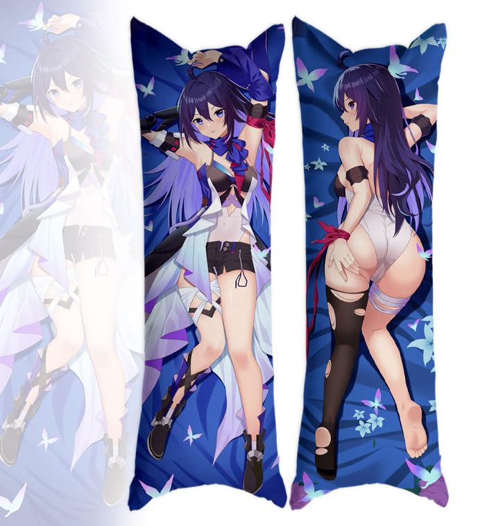 Funda de almohada de anime Genshin Impact Raiden Shogun