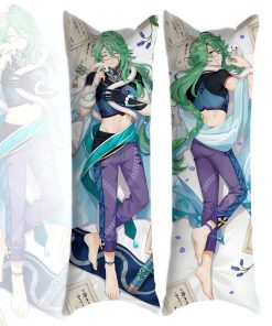 Funda de Almohada ZGydnm Dakimakura Genshin Impact 20"x59"