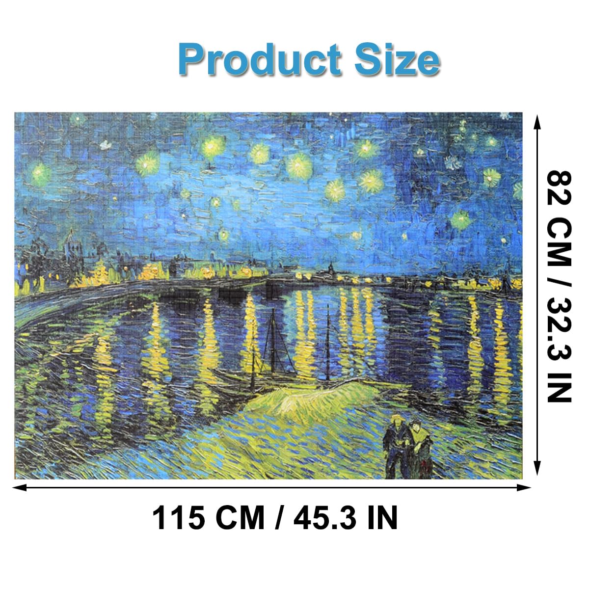 Rompecabezas de 3000 Piezas para Adultos Noche Estrellada - Imagen 3