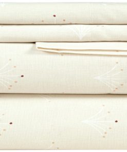 Juego de Sábanas de 300 Hilos 100% -Blanco Vanina