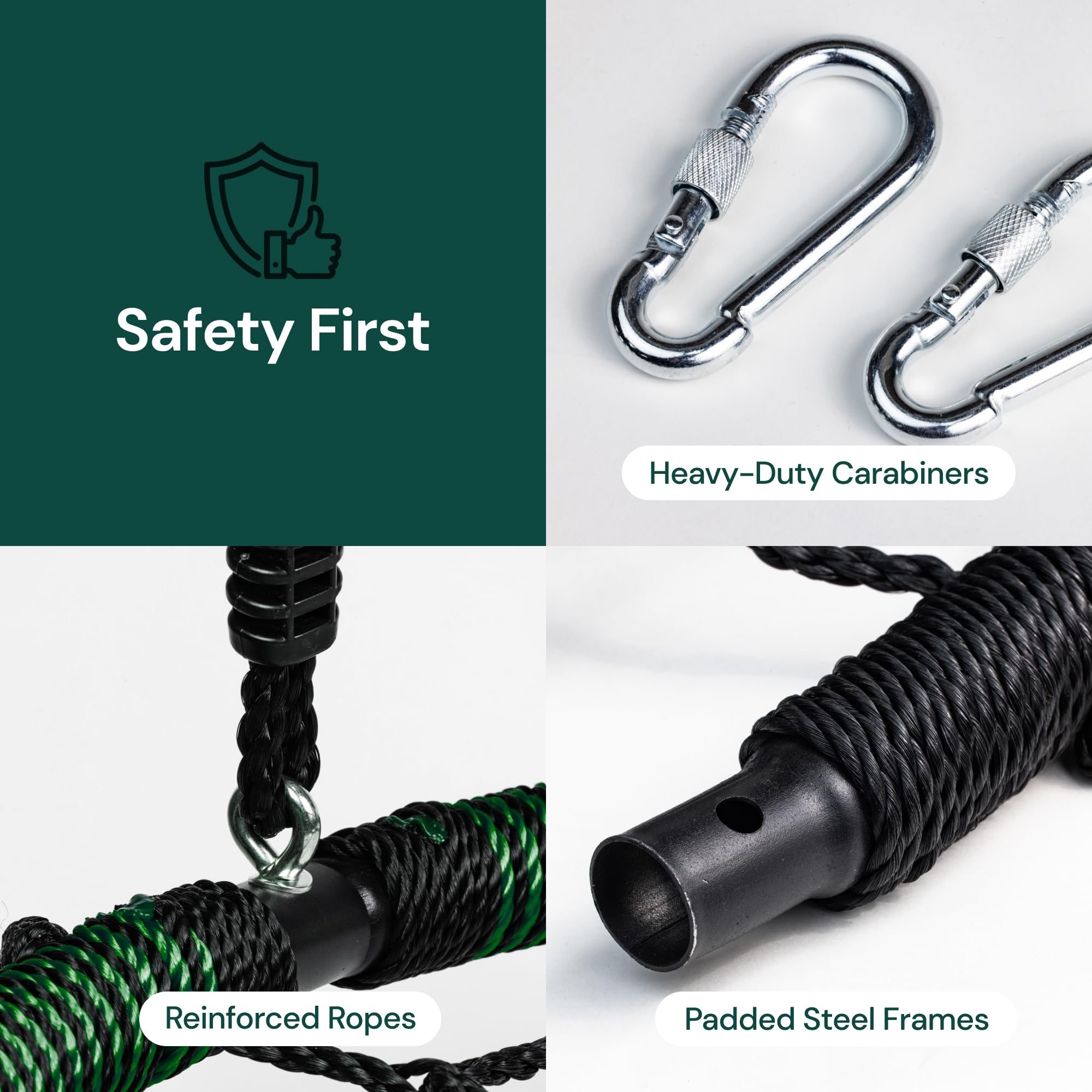 Columpio de árbol en forma de telaraña PlayVibe - Columpio - Imagen 7